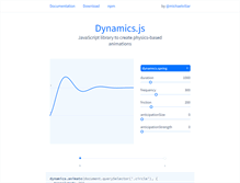 Tablet Screenshot of dynamicsjs.com